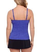 Swim Solutions Womens Shirred Tankini Swim Skirt Exclusively At Macys