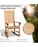 Outdoor Rocking Chair Single Rocker for Patio Deck