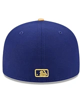 New Era Men's Royal Los Angeles Dodgers 2025 Gold Collection 59FIFTY Fitted Hat