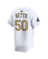 Nike Men's Mookie Betts White Los Angeles Dodgers 2025 Gold Collection Limited Jersey