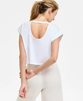Id Ideology Women's Cotton Solid-Color Washed Sleeveless Top, Exclusively at Macy's