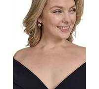 Eliza J Plus Off-The-Shoulder Sweetheart Side-Split Gown