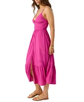 O'Neill Juniors' Pilar Woven Sleeveless Tiered Midi Dress