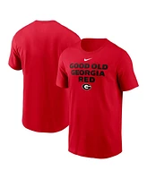 Nike Men's Red Georgia Bulldogs Local Campus T-Shirt