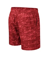 Colosseum Men's Cardinal Arkansas Razorbacks Ozark Swim Shorts