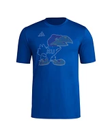 Adidas Men's Royal Kansas Jayhawks Locker Local Impression T-Shirt