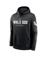 Nike Men's Black Chicago White Sox Fashion Club Pullover Hoodie