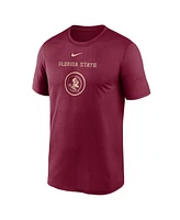 Nike Men's Garnet Florida State Seminoles On-Court Basketball Legend Practice Performance T-Shirt