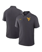 Nike Men's Anthracite West Virginia Mountaineers Primetime Victory Primary Logo Performance Polo Shirt