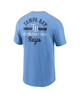 Nike Men's Light Blue Tampa Bay Rays 2-Hit T-Shirt