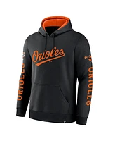 Fanatics Men's Black Baltimore Orioles Big City Legacy Fleece Pullover Hoodie