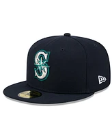 New Era Men's Navy Seattle Mariners 2025 Jackie Robinson Day 59FIFTY Fitted Hat