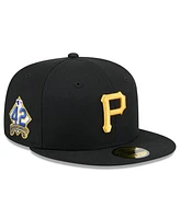 New Era Men's Black Pittsburgh Pirates 2025 Jackie Robinson Day 59FIFTY Fitted Hat