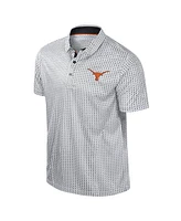 Colosseum Men's Black Texas Longhorns Big Tall Marty Rival Polo Shirt