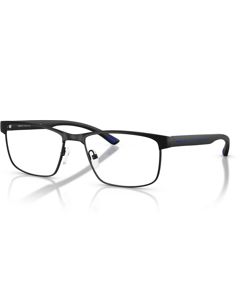 Armani Exchange Men's Rectangle Eyeglasses, AX1070