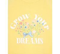 Max & Olivia Big Girls Floral Tank Printed Shorts 2 Piece Pajama Set