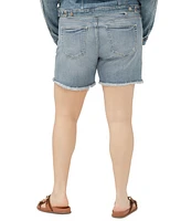 Silver Jeans Co. Plus Mid Rise Boyfriend Shorts