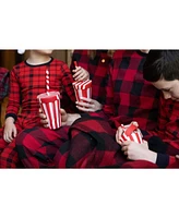 Straw Tumbler 16 oz: 4 pk - Peppermint, Poinsettia, Classic Red, Classic Green