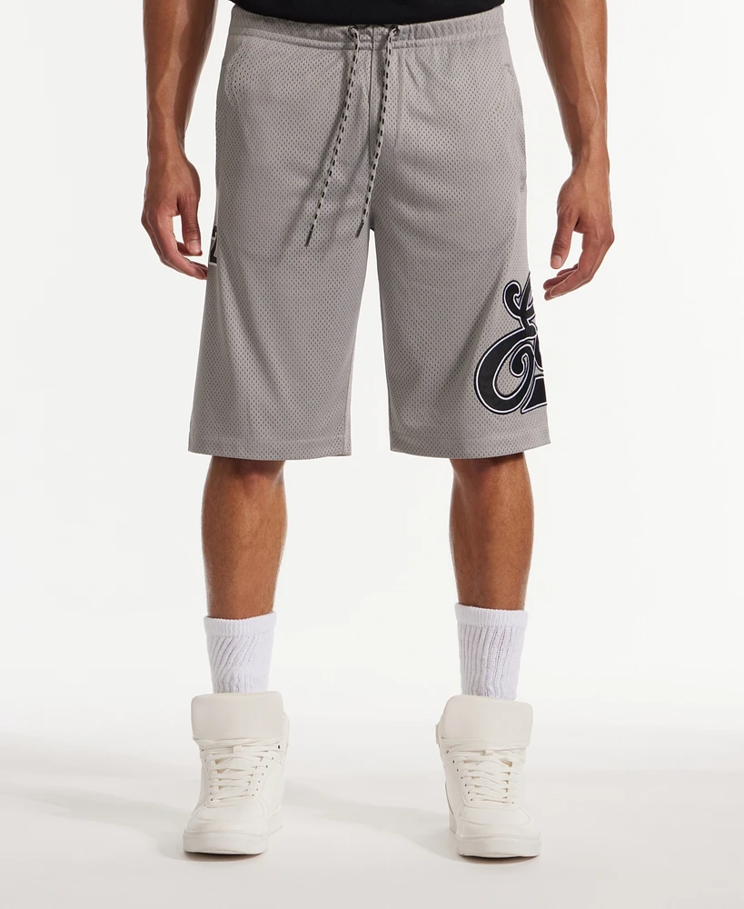 Ecko Unltd Men's Big League Birdseye Mesh Shorts