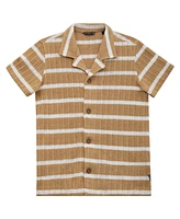 Guess Big Boys Textured Knit Button Down Shirt
