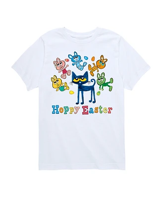 Hybrid Toddler and Big Boys Pete The Cat Hoppy Easter Graphic T-Shirt