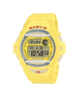G-Shock Women's Japanese Quartz Yellow Resin Watch, 42.6mm
