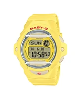 G-Shock Women's Japanese Quartz Yellow Resin Watch, 42.6mm