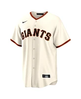 Nike Men's White San Francisco Giants 1 Dad Home Replica Jersey