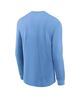 Nike Men's Carolina Blue North Tar Heels Essential Baseball Arch Long Sleeve T-Shirt