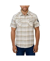 Fanatics Men's Gray Chicago White Sox Plaid Full-Snap Shirt