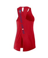 Nike Women's Red Philadelphia Phillies Crisscross Performance Tank Top