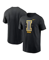 Nike Men's Black Iowa Hawkeyes Campus Local T-Shirt
