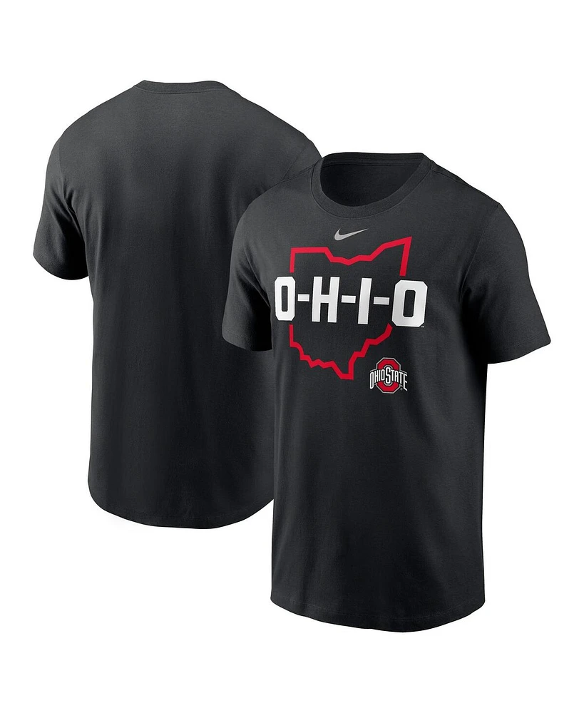 Nike Men's Black Ohio State Buckeyes Campus Local T-Shirt
