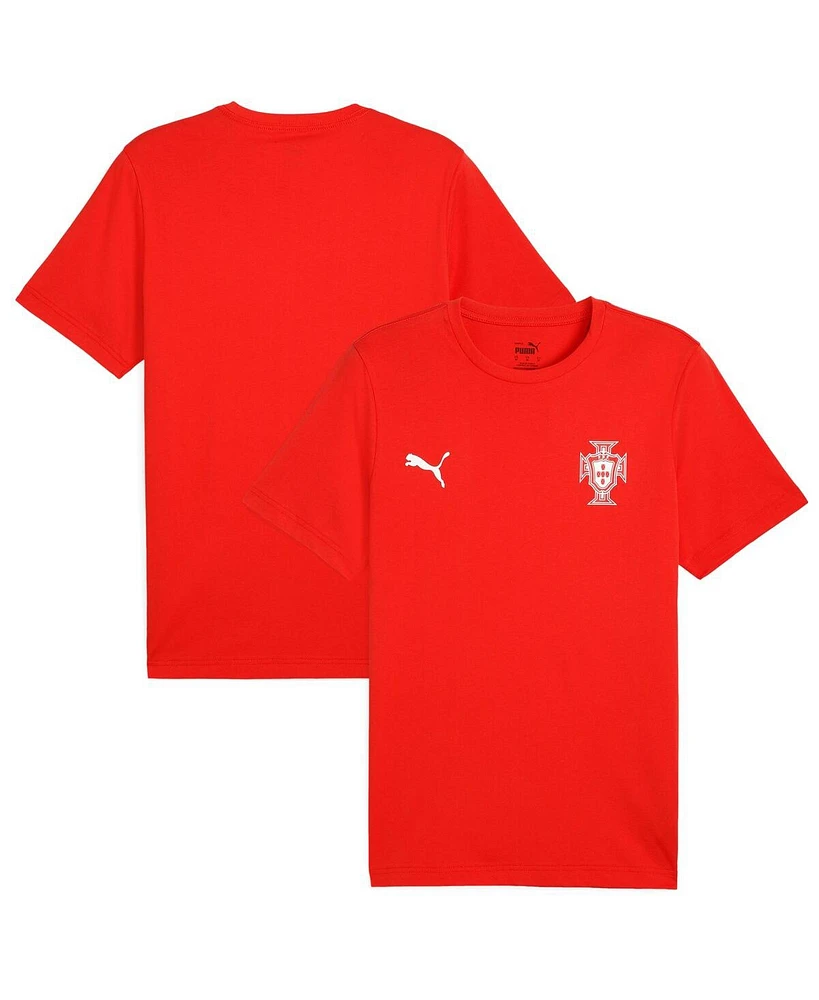 Puma Men's Red Portugal National Team Ftblless T-Shirt