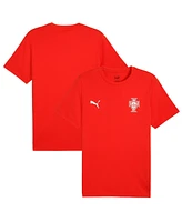 Puma Men's Red Portugal National Team Ftblless T-Shirt