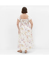 City Chic Plus Size Abbigail Print Dress