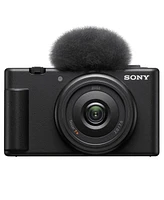 Sony Zv-1F Vlogging Camera, Black Bundle with Corel Pc Software Kit, 32GB Sd Card, Shoulder Bag