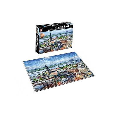 Scenic Spot of the World Sea Port 500 Piece Jigsaw Puzzle