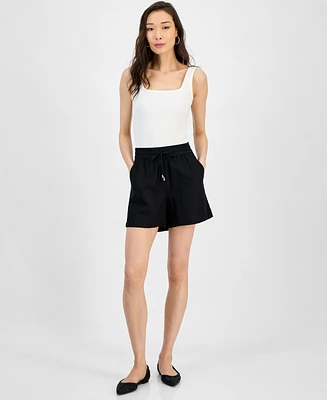 I.n.c. International Concepts Women's Drawstring-Waist Shorts, Exclusively at Macy's