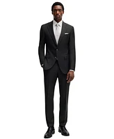 Boss by Hugo Men's Virgin Wool Slim-Fit Trousers