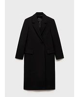 Mango Women's Wool Blend Coat