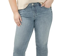Silver Jeans Co. Plus Suki Straight-Leg Cropped