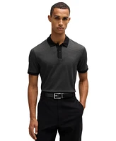 Boss by Hugo Men's Regular-Fit Micro-Pattern Polo