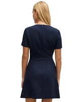 Boss by Hugo Women's V-Neck Business Dress