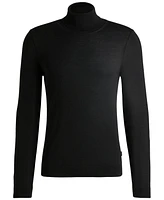Boss by Hugo Men's Slim-Fit Rollneck Merino Wool Sweater