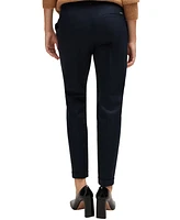 Boss by Hugo Women's Stretch-Cotton Twill Regular-Fit Trousers