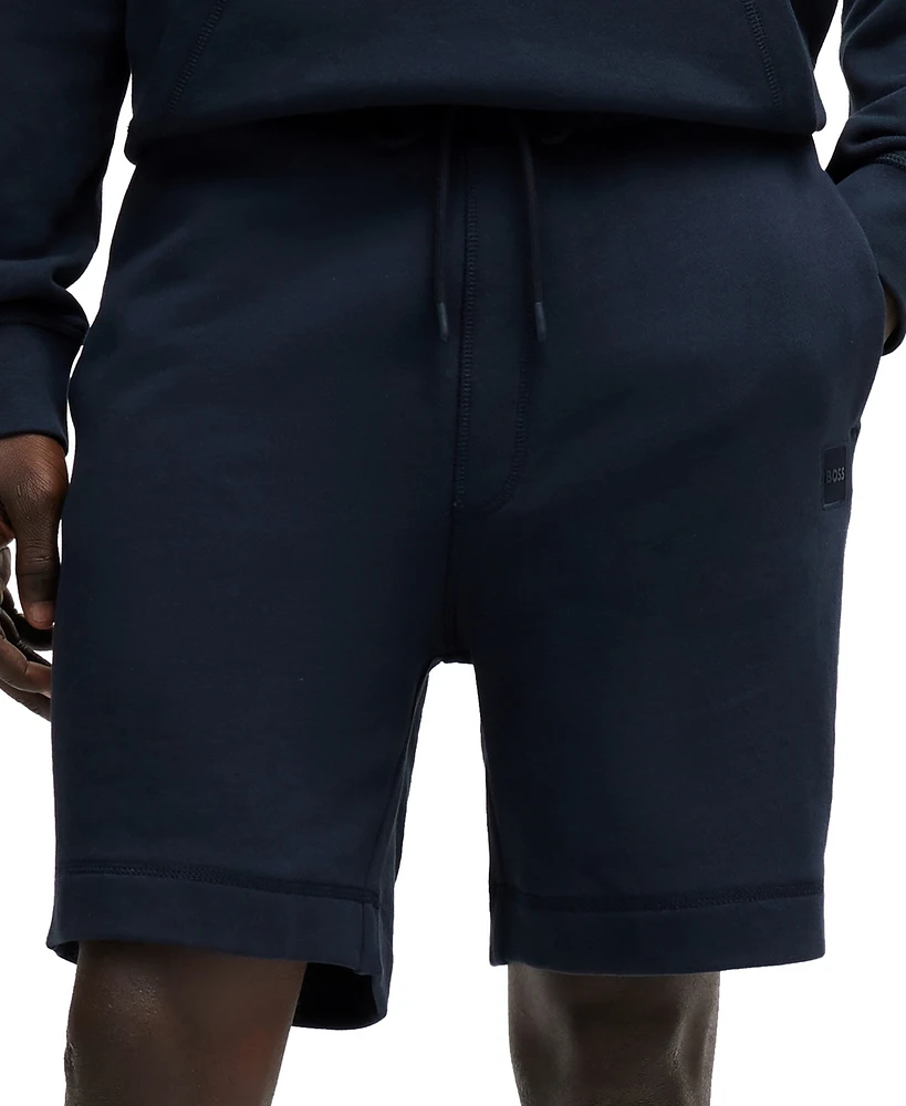 Boss by Hugo Boss Men's Logo Badge Regular-Fit Shorts