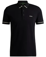 Boss by Hugo Men's Contrast Trim Slim-Fit Polo Shirt
