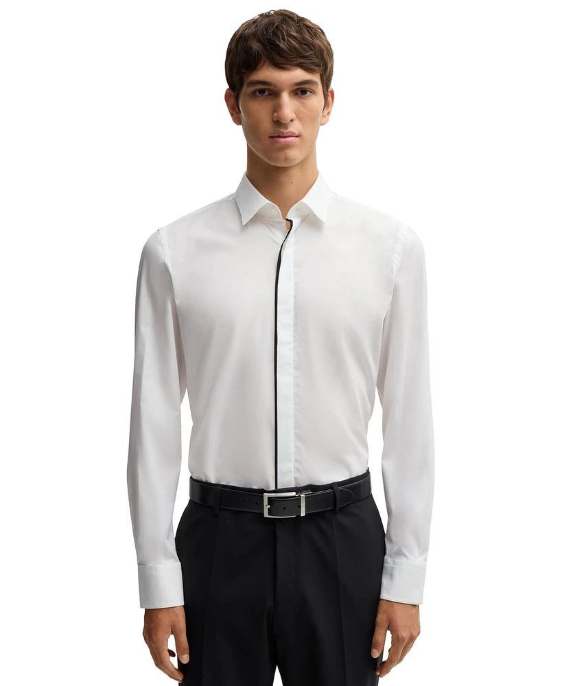 Boss by Hugo Boss Men's Easy-Iron Slim-Fit Dress Shirt
