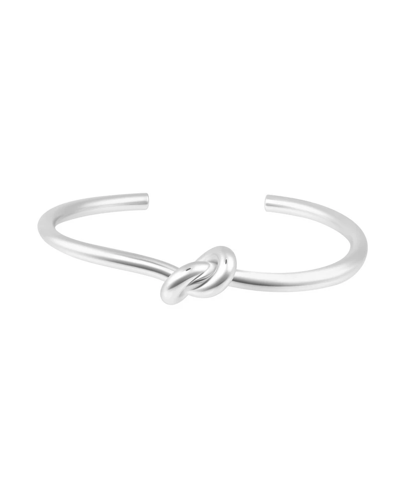 Adornia Silver Knot Cuff Bracelet